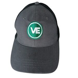 Van Eerden Foodservice Trucker Hat Cap‎ Gray Black Mesh Adjustable Logo